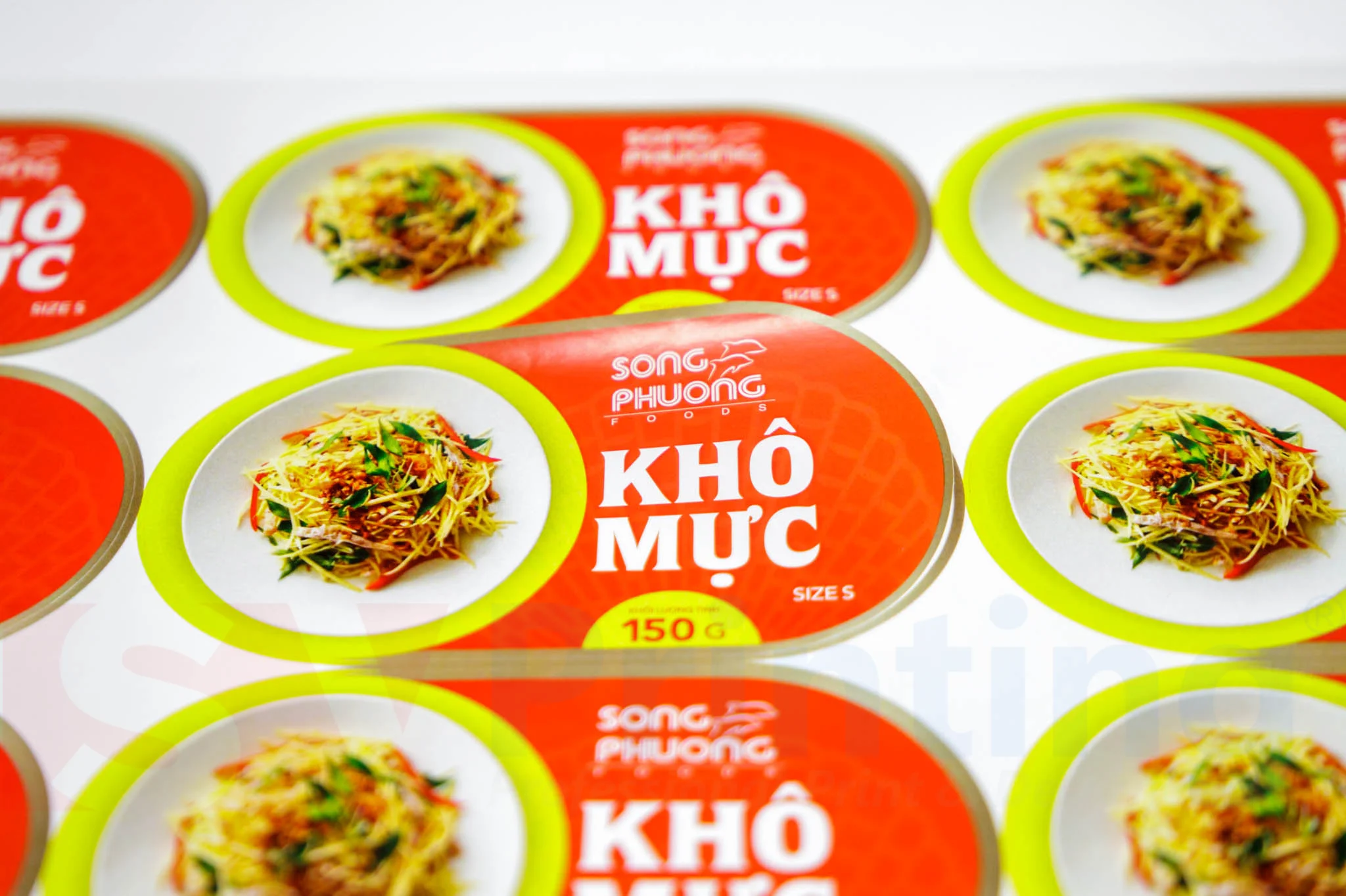 Nhãn thực phẩm khô mực